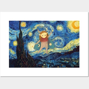 The Starry Night  Halloween Posters and Art